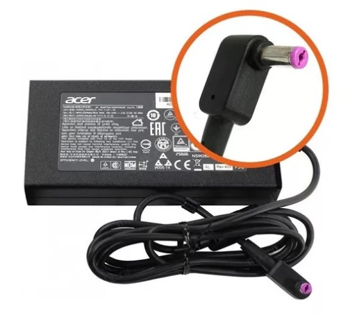 Cargador Acer 19V 7.1A135W Original Punta Morada