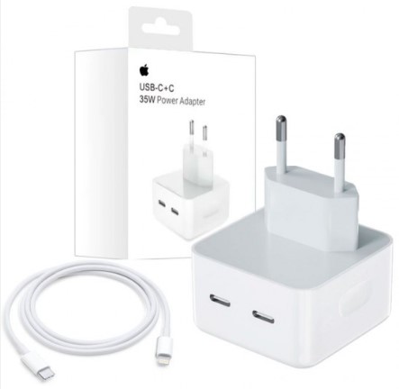 Cargador Iphone 35W 2 puertos con Cable